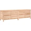 Auflagenboxen|Universalboxen|vidaXL Gartentruhe 198,5x50x56,5 cm Massivholz Tanne