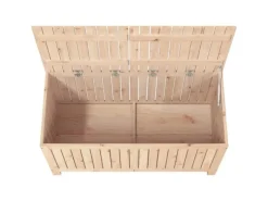 vidaXL Gartentruhe 121x55x64 cm Massivholz Kiefer* New