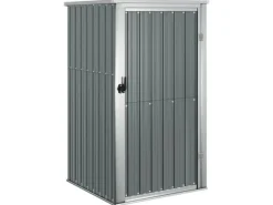 vidaXL Gerätehaus Grau 88x89x161 cm Verzinkter Stahl 1119934* Online