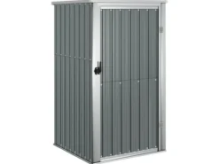 vidaXL Gerätehaus Grau 88x89x161 cm Verzinkter Stahl 1119934* Online