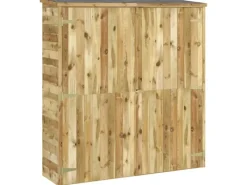 Rechen|vidaXL Geräteschuppen 163x50x171 cm Massivholz Kiefer 1091782