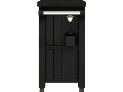 vidaXL 3-in-1 Servierwagen Schwarz Polypropylen*