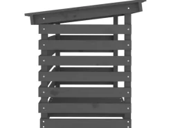 vidaXL Kaminholzregal Grau 108x73x79 cm Massivholz Kiefer* Sale