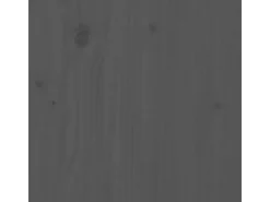 vidaXL Kaminholzregal Grau 110x35x108,5 cm Massivholz Kiefer*