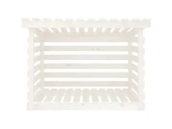 vidaXL Kaminholzregal Weiß 108x73x79 cm Massivholz Kiefer* Hot