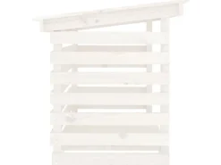 vidaXL Kaminholzregal Weiß 108x73x79 cm Massivholz Kiefer* Hot