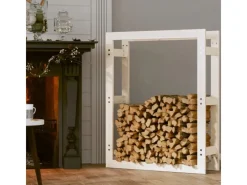 Kaminholzregale|vidaXL Kaminholzregal 80x25x100 cm Massivholz Kiefer 822418