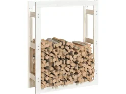 Kaminholzregale|vidaXL Kaminholzregal 80x25x100 cm Massivholz Kiefer 822418