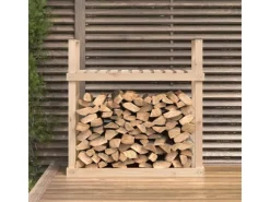 vidaXL Kaminholzregal 110x35x108,5 cm Massivholz Kiefer* Outlet