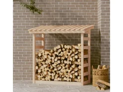 vidaXL Kaminholzregal 108x64,5x110 cm Massivholz Kiefer* Best