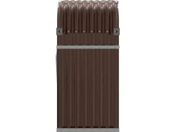 vidaXL Kaminholzunterstand Braun 120x45x100 cm Verzinkter Stahl* Best