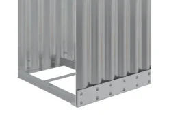 vidaXL Kaminholzunterstand Hellgrau 40x45x100 cm Verzinkter Stahl* Discount