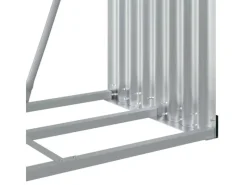 vidaXL Kaminholzunterstand Braun 80x45x120 cm Verzinkter Stahl* Discount