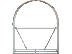 vidaXL Kaminholzunterstand Hellbraun 120x45x140 cm Verzinkter Stahl* Discount