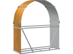 vidaXL Kaminholzunterstand Hellbraun 120x45x140 cm Verzinkter Stahl* Discount