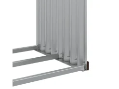 vidaXL Kaminholzunterstand Hellbraun 120x45x140 cm Verzinkter Stahl* Discount