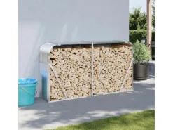 vidaXL Kaminholzunterstand n 180x45x100 cm Verzinkter Stahl 364594*