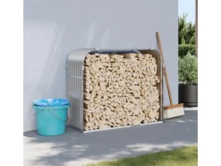 vidaXL Kaminholzunterstand 120x45x100 cm Verzinkter Stahl 364553*