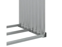 vidaXL Kaminholzunterstand 120x45x100 cm Verzinkter Stahl 364553*