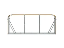 Kaminholzregale|vidaXL Kaminholzunterstand 234x45x100 cm Verzinkter Stahl 364585