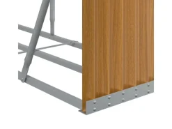 Kaminholzregale|vidaXL Kaminholzunterstand 234x45x100 cm Verzinkter Stahl 364585