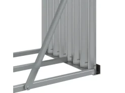 Kaminholzregale|vidaXL Kaminholzunterstand 234x45x100 cm Verzinkter Stahl 364585