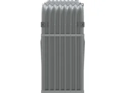 vidaXL Kaminholzunterstand Hellgrau 180x45x100 cm Verzinkter Stahl* New