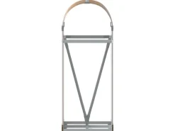 vidaXL Kaminholzunterstand Hellbraun 40x45x100 cm Verzinkter Stahl* Clearance