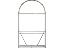 vidaXL Kaminholzunterstand Hellbraun 120x45x210 cm Verzinkter Stahl* Online