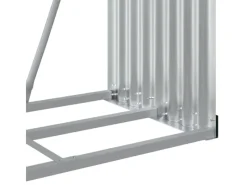 vidaXL Kaminholzunterstand Hellbraun 80x45x120 cm Verzinkter Stahl* Outlet