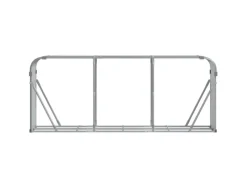 vidaXL Kaminholzunterstand Hellgrau 234x45x100 cm Verzinkter Stahl* Sale