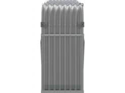 vidaXL Kaminholzunterstand Hellgrau 234x45x100 cm Verzinkter Stahl* Sale