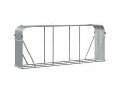 vidaXL Kaminholzunterstand Hellgrau 234x45x100 cm Verzinkter Stahl* Sale