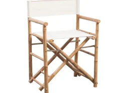 vidaXL Klappbarer Regiestuhl 2 Stk. Bambus und Canvas* New