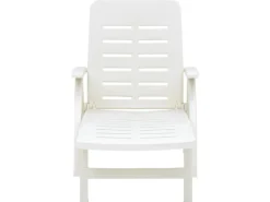 vidaXL Klappliege Kunststoff Weiß 72 x 189 x 96 cm* New