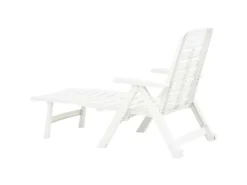 vidaXL Klappliege Kunststoff Weiß 72 x 189 x 96 cm* New
