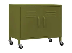 vidaXL Lagerschrank Olivgrün 60x35x56 cm Stahl* Clearance