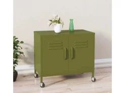 vidaXL Lagerschrank Olivgrün 60x35x56 cm Stahl* Clearance