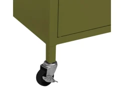 vidaXL Lagerschrank Olivgrün 60x35x56 cm Stahl* Clearance