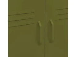 vidaXL Lagerschrank Olivgrün 60x35x56 cm Stahl* Clearance