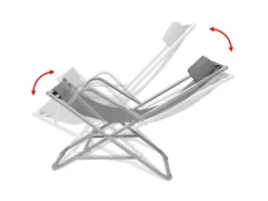 vidaXL Liegestühle 2 Stk Stahl 42938* Outlet