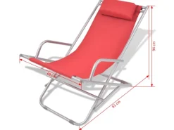 vidaXL Liegestühle 2 Stk Stahl 42937* Hot