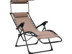 Sonnenliegen|vidaXL Liegestuhl Klappbar Textilene 312469