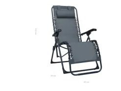 Sonnenliegen|Balkonmöbel|vidaXL Liegestuhl Klappbar Textilene 47898