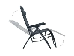 Sonnenliegen|Balkonmöbel|vidaXL Liegestuhl Klappbar Textilene 47898