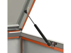 vidaXL Mülltonnenbox Edelstahl für 2 Tonnen 138x77,5x115,5 cm* Clearance