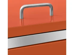 vidaXL Mülltonnenbox Edelstahl für 3 Tonnen 207x77,5x115 cm* Discount