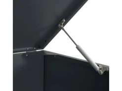 vidaXL Mülltonnenbox für 5 Tonnen Anthrazit 345x79x117 cm Stahl* Hot