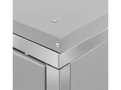 vidaXL Mülltonnenbox für 4 Tonnen 276,5x77,5x115,5 cm Edelstahl* Hot