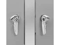 vidaXL Mülltonnenbox für 4 Tonnen 276,5x77,5x115,5 cm Edelstahl* Hot